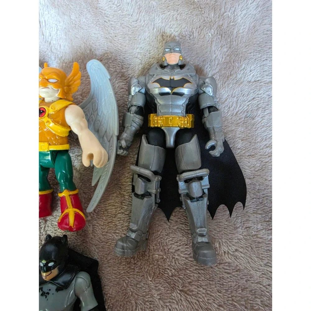 DC Comics Justice League Figure Lot Superman Hawkman Armored Batman Imaginext